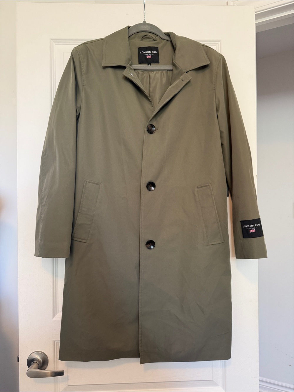 London Fog Women’s Olive Trench Coat